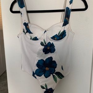 Etophe Studios Floral Bodysuit Size S